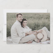 Save The Date Collage photo de script romantique moderne (Dos)