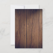 Save The Date Collage photo en bois rustique Mariage élégant Sau (Dos)