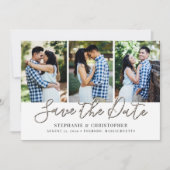 Save The Date Collage photo Glam moderne (Devant)
