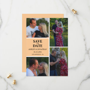 Save The Date Collage Photo Personnalisé Enregistrer La Date
