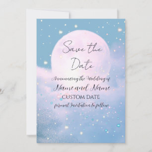 Save The Date Collection de mariage atmosphérique Moonlight Shim