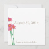 Save The Date Collection Garden Party Enregistrer la date (Dos)