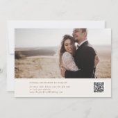 Save The Date Collection photo moderne chic Boho (Dos)