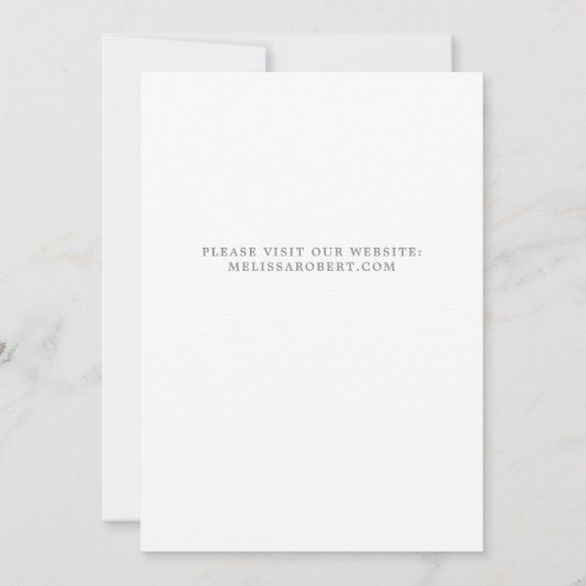 Save The Date Collection photo moderne Mariage unique Enregistre (Dos)