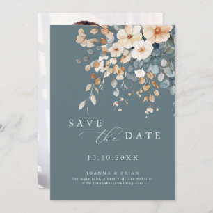 Save The Date Coloré Joli Fleur sauvage de printemps photo