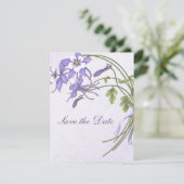 Save The Date Columbine Bouquet Enregistrer la date (Debout devant)