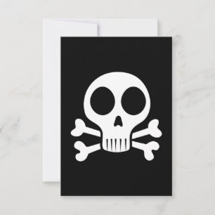 Save The Date Conception de crâne de pirate