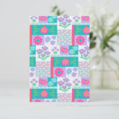 Save The Date Conception de fleurs vibrantes en fleurs (Debout devant)