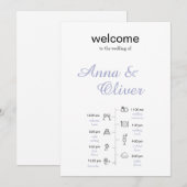 Save The Date Conception de mariage élégante (Devant / Derrière)