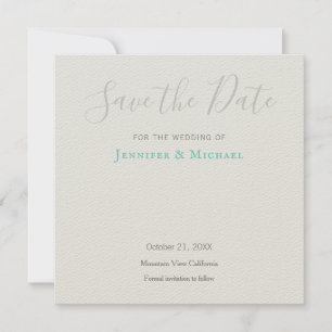 Save The Date Conception de professionnel de mariage moderne, Sa