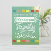 Save The Date Conception de réunion familiale (Debout devant)