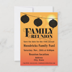 Save The Date Conception de réunion pour les familles, les camar