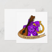 Save The Date Conception des dés de série (Devant / Derrière)