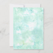 Save The Date Conception élégante d'eucalyptus dans des verts do (Dos)