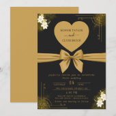 Save The Date Conception moderne d'invitation de mariage personn (Devant / Derrière)