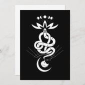 Save The Date Conception originale pour 2025 Snake, Lion (Devant / Derrière)