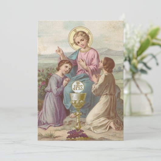 SAVE THE DATE CONFESSION ET COMMUNION SAUVER LA DATE 1-25 (Debout devant)