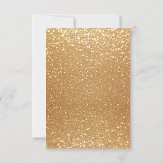 Save The Date Confetti blanc & or & Parties scintillant Enregist (Dos)