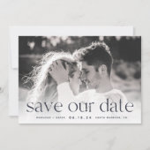 Save The Date Connexion | Photo horizontale (Devant)