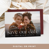 Save The Date Connexion | Photo horizontale