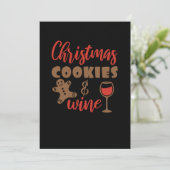Save The Date Cookies de Noël et vin (Debout devant)