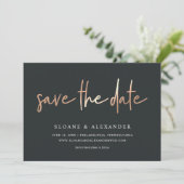Save The Date Copier d'esquisse décontracté | Mariage moderne (Debout devant)