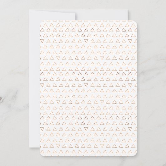 Save The Date Copper Foil Moderne Script superposition Enregistr (Dos)