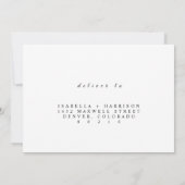 Save The Date CORA Tropical Beach Leaf RSVP (Dos)