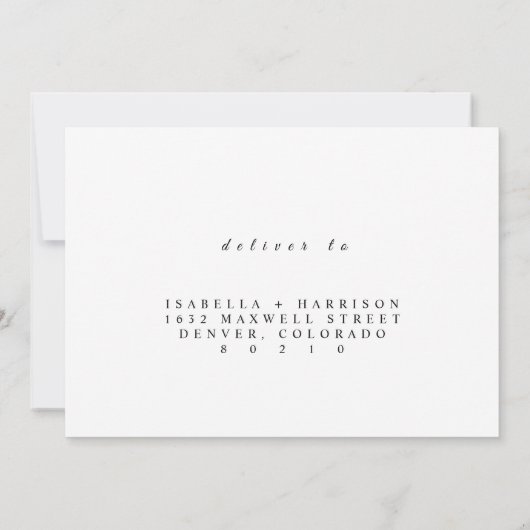 Save The Date CORA Tropical Beach Leaf RSVP (Dos)