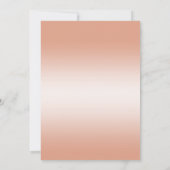 Save The Date Coral Bow & Ruban 35e Anniversaire de Mariage (Dos)