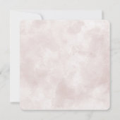 Save The Date Corde nouée avec bouquets d'hortensias (Dos)