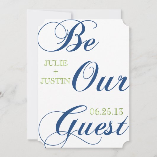 Save The Date Corrin Calligraphie Enregistrer la date (Devant)