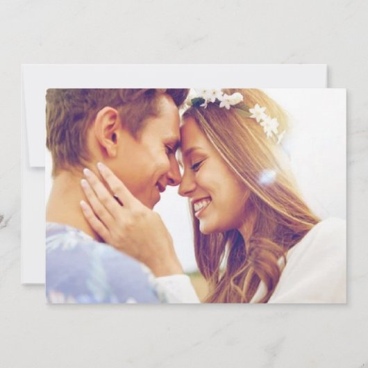 Save The Date Costa Rica Beach Destination Mariage Enregistrer l (Dos)