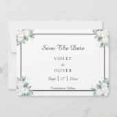 Save The Date Coton d'Eucalyptus | Felt Ecru (Devant)