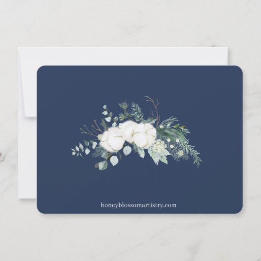 Save The Date Coton d'Eucalyptus | Felt Ecru (Dos)