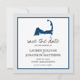 Save The Date Cotuit Cape Cod Wedding Enregistrer la date