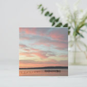 Save The Date Coucher de soleil serein (Debout devant)