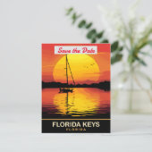 Save The Date Coucher de soleil sur les Keys de Floride,  (Debout devant)