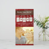 Save The Date Couleur ajustable : do-it-yourself enregistrer la  (Debout devant)