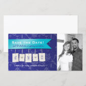 Save The Date Couleur ajustable : do-it-yourself enregistrer la (Devant / Derrière)