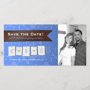 Save The Date Couleur ajustable : do-it-yourself enregistrer la 