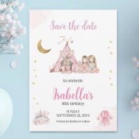 Couleur d'aquarelle de la fête du pyjama