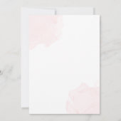 Save The Date Couleur d'aquarelle de la fête du pyjama (Dos)