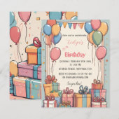 Save The Date Couleurs douces esthétiques (Devant / Derrière)