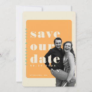 Save The Date Couleurs vives