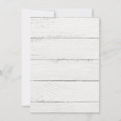 Save The Date Country Love Western Rustic Enregistrer La Date (Dos)