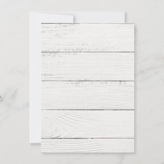 Save The Date Country Love Western Rustic Enregistrer La Date (Dos)