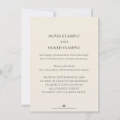 Save The Date Couple mariage en monochrome (Dos)