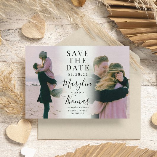 Save The Date Couple photo moderne 2