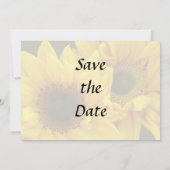 Save The Date Couple Tournesol Bras Dessus Bras Dessous (Dos)